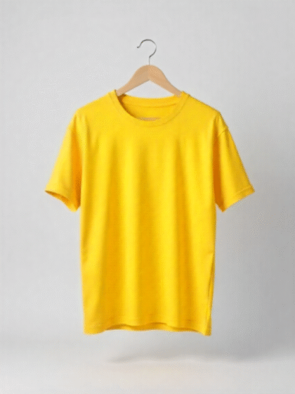 Urban Half Sleeve Yellow T-shirt